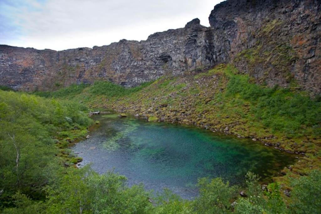 Cabin In The Lava. Near Husavik Skogar  Экстерьер фото