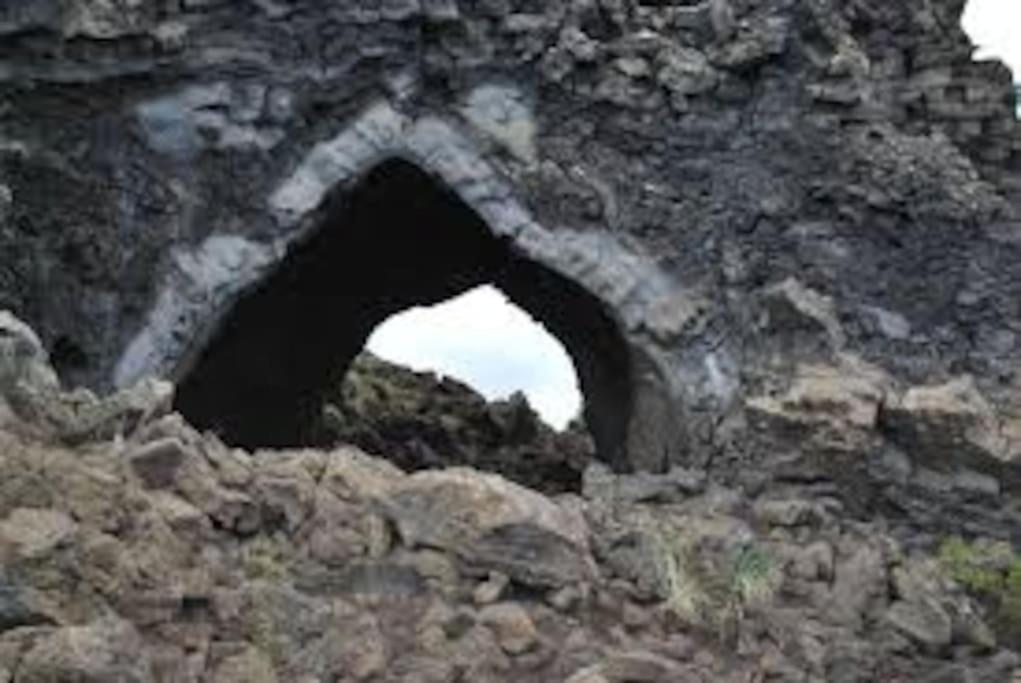 Cabin In The Lava. Near Husavik Skogar  Экстерьер фото